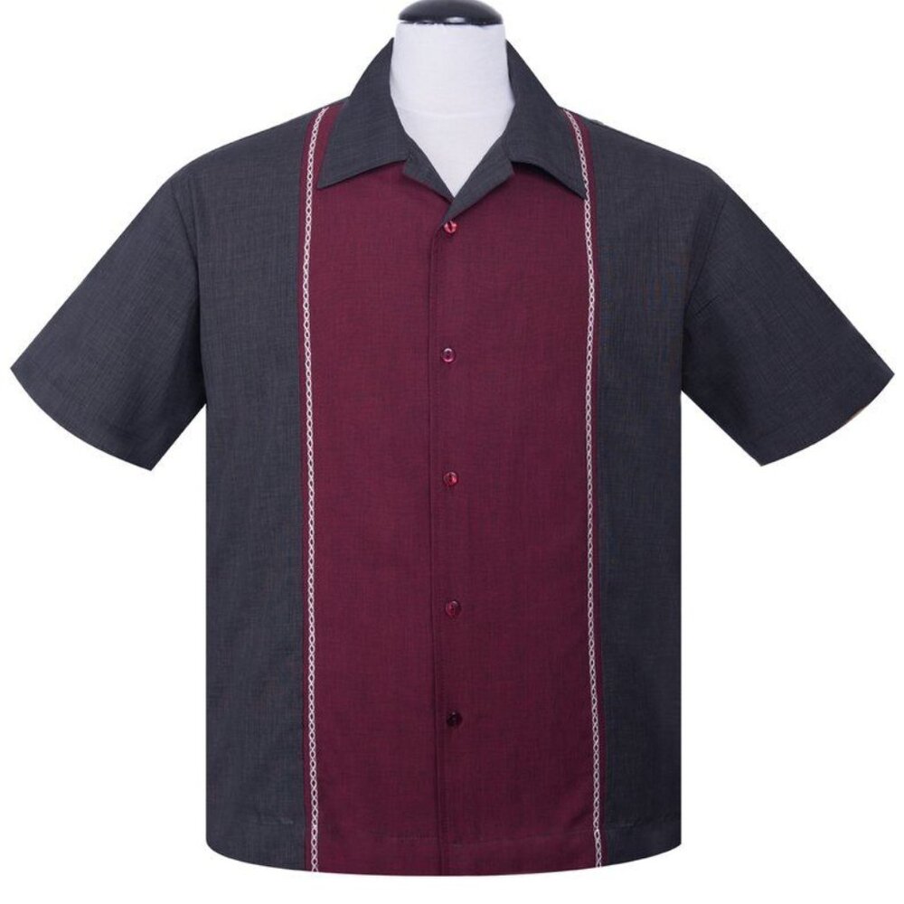 2XL NWT Rocksteady Steady Classic Bowling Style Shirt Rockabilly Hot Rod Vintage